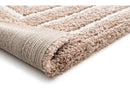 Lyzzo - Tapis Poils Longs - Motif Graphique - Beige