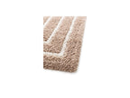 Lyzzo - Long Pile Rug - Graphic Pattern - Beige