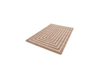 Lyzzo - Long Pile Rug - Graphic Pattern - Beige