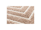 Lyzzo - Long Pile Rug - Graphic Pattern - Beige