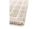 Lyzzo - Tapis Poils Longs - Motif Graphique - Crème