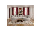 Calypso - Fixed Corner Sofa - Bouclé Fabric - Right-hand Corner