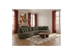 Calypso - Fixed Corner Sofa - Bouclé Fabric - Right-hand Corner