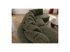Calypso - Fixed Corner Sofa - Bouclé Fabric - Right-hand Corner