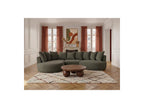 Calypso - Fixed Corner Sofa - Bouclé Fabric - Left-Hand Corner