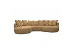 Calypso - Fixed Corner Sofa - Bouclé Fabric - Left-Hand Corner