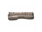 Calypso - Fixed Corner Sofa - Bouclé Fabric - Left-Hand Corner