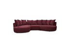 Calypso - Fixed Corner Sofa - Bouclé Fabric - Left-Hand Corner