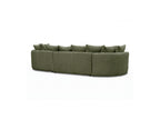 Calypso - Fixed Corner Sofa - Bouclé Fabric - Right-hand Corner
