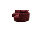 Calypso - Fixed Corner Sofa - Bouclé Fabric - Left-Hand Corner