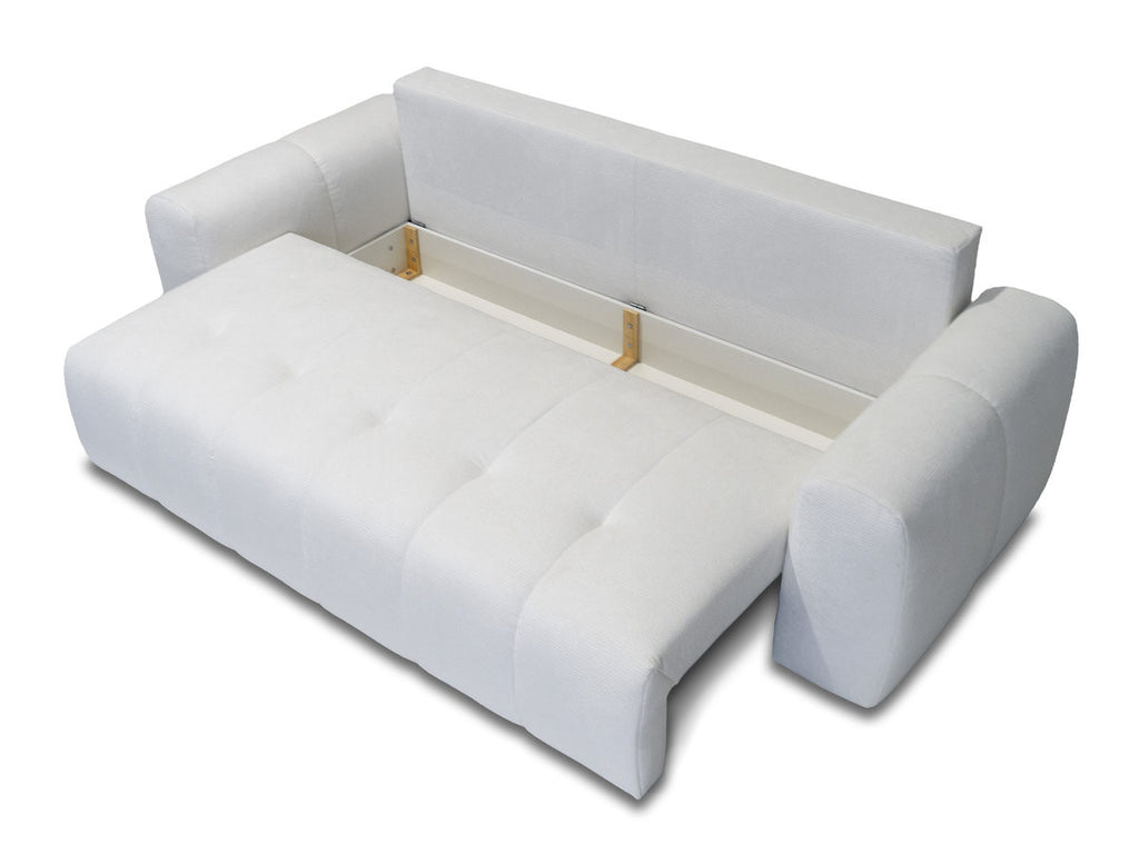 Roxelane - Canapé 3 Places Convertible - Tissu Chiné