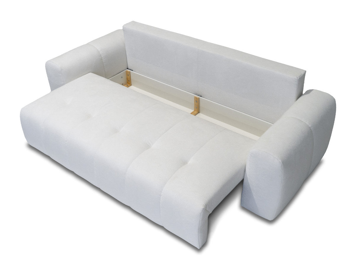 Roxelane - Canapé 3 Places Convertible - Tissu Chiné