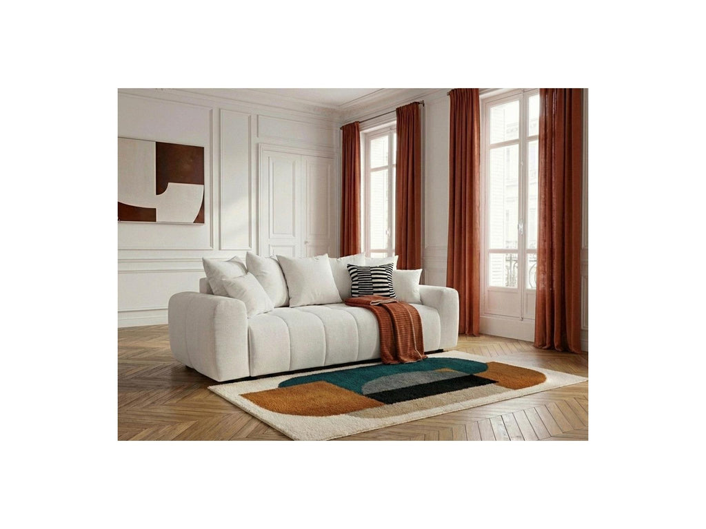 Roxelane - Canapé 3 Places Convertible - Tissu Chiné