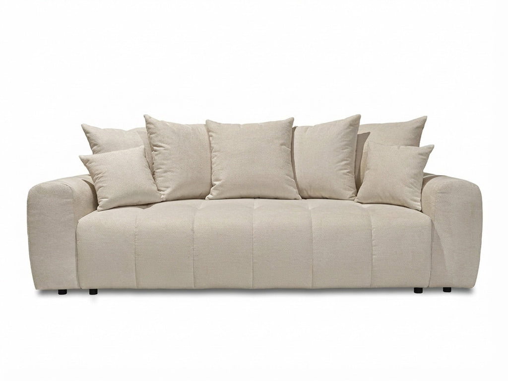 Roxelane - Canapé 3 Places Convertible - Tissu Chiné