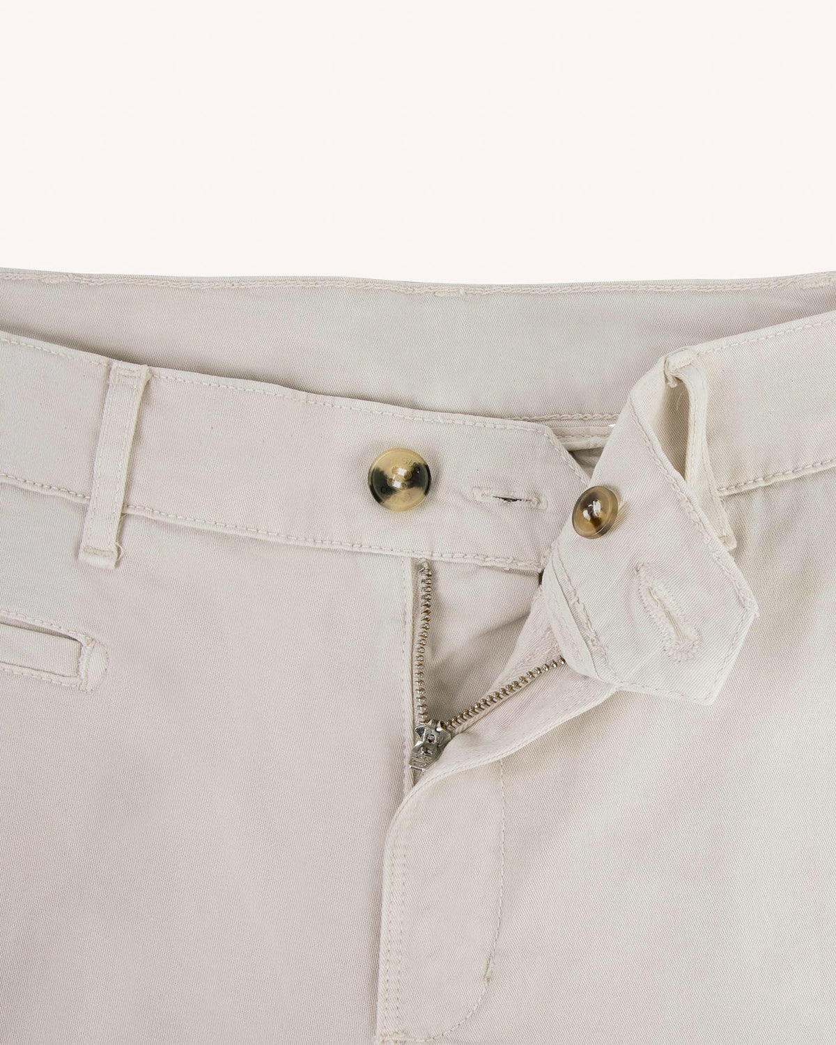 Organic Cotton Ecru Chinos