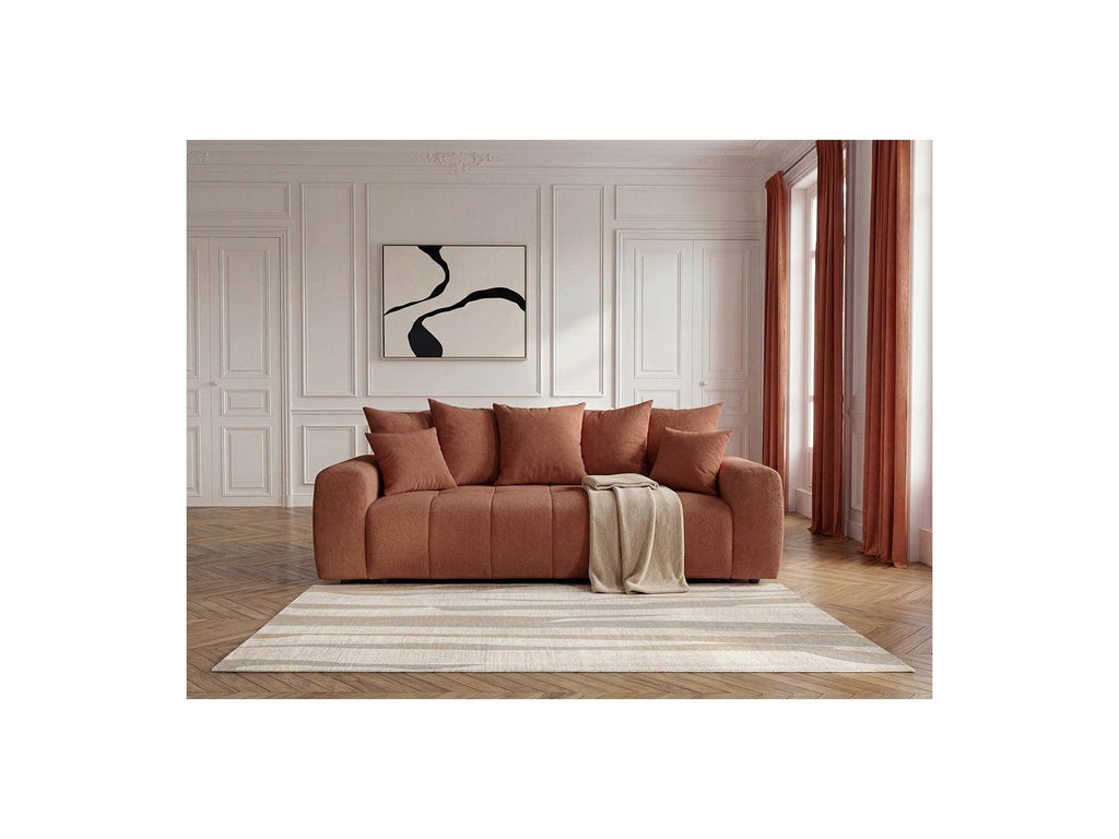 Roxelane - Canapé 3 Places Convertible - Tissu Chiné