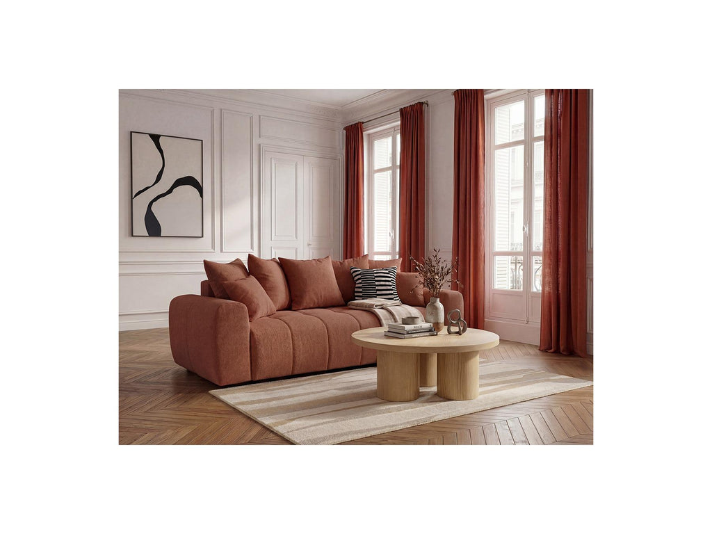 Roxelane - Canapé 3 Places Convertible - Tissu Chiné