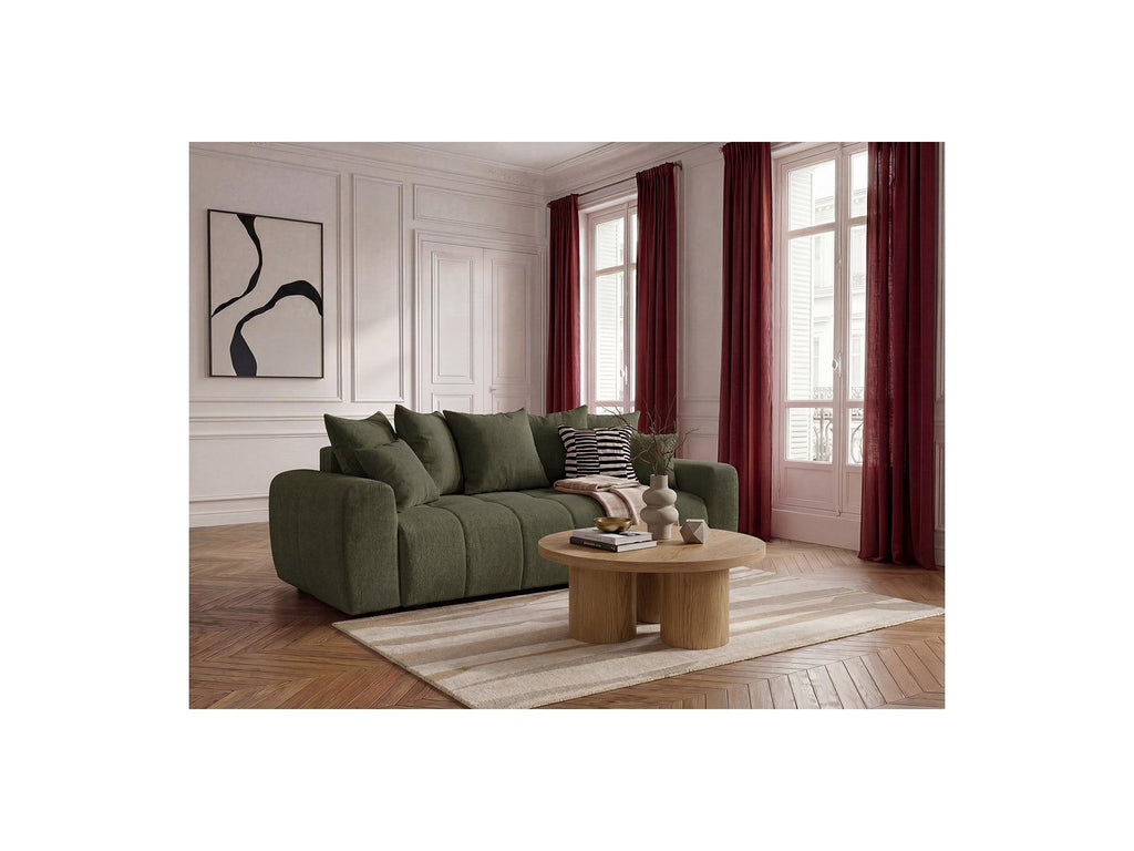 Roxelane - Canapé 3 Places Convertible - Tissu Chiné