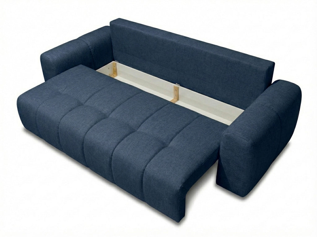 Roxelane - Canapé 3 Places Convertible - Tissu Chiné