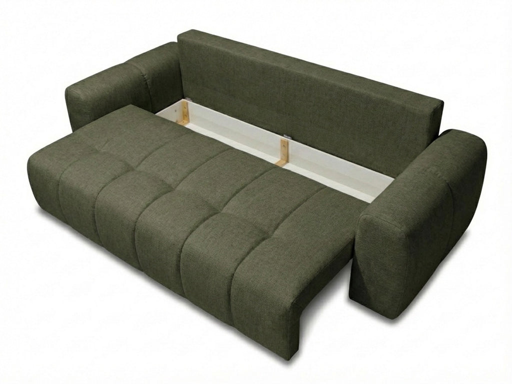 Roxelane - Canapé 3 Places Convertible - Tissu Chiné