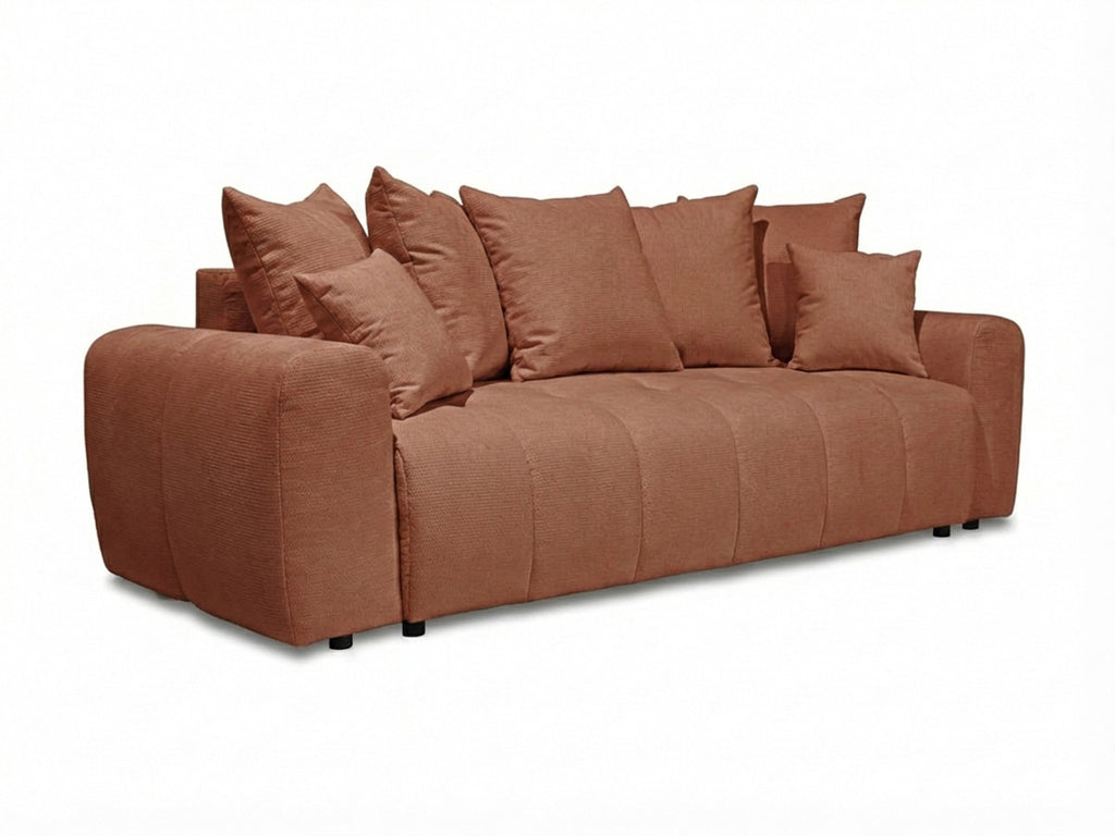 Roxelane - Canapé 3 Places Convertible - Tissu Chiné