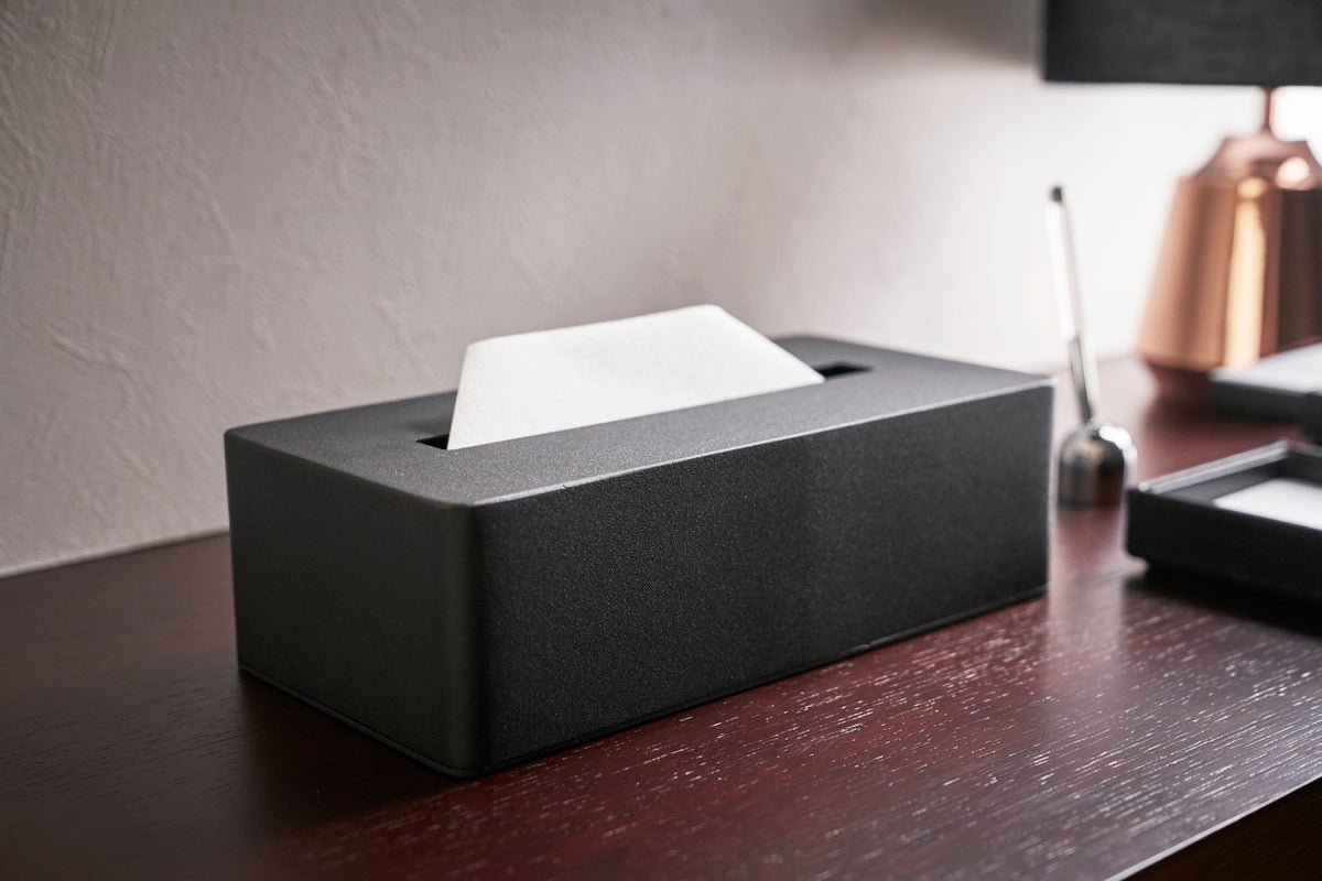 Tissue Box Cover - Tower - Black