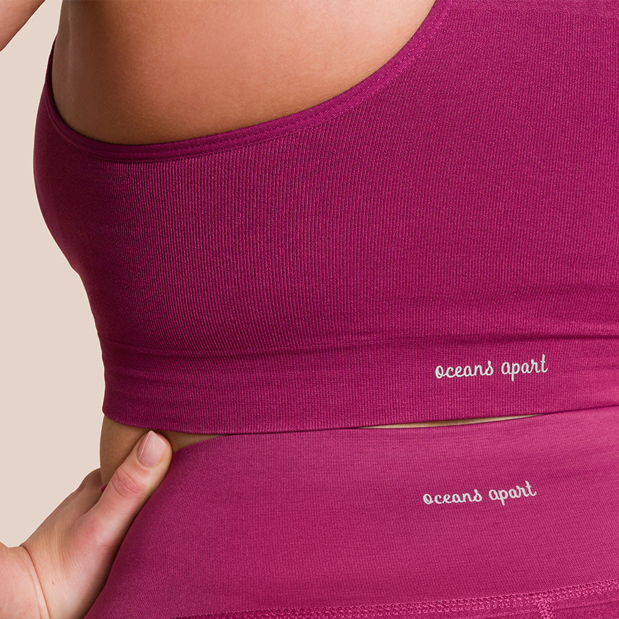 OCEANSAPART - Beverly Bra - Dark Pink
