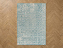 Brann - Tapis Poils Ras - Vintage - Bleu
