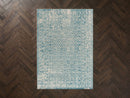 Brann - Tapis Poils Ras - Vintage - Bleu