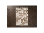 Elvia - Long Pile Rug - Abstract Pattern - Beige