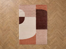 Sorella - Tapis Poils Longs - Motif Graphique - Beige