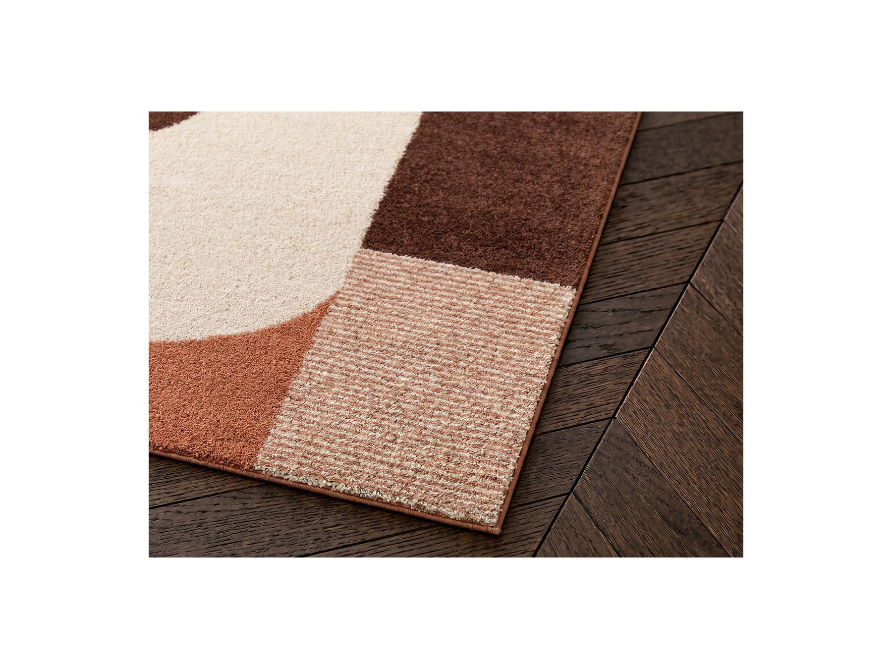 Sorella - Long Pile Rug - Graphic Pattern - Beige