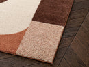 Sorella - Tapis Poils Longs - Motif Graphique - Beige