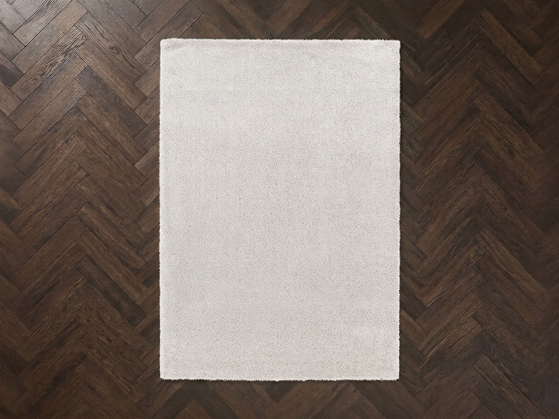 Shonna - Tapis Poils Longs - Uni - Gris Clair