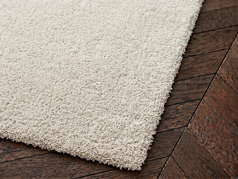 Shonna - Tapis Poils Longs - Uni - Gris Clair
