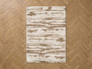 Telira - Tapis Poils Longs - Motif Abstrait - Marron