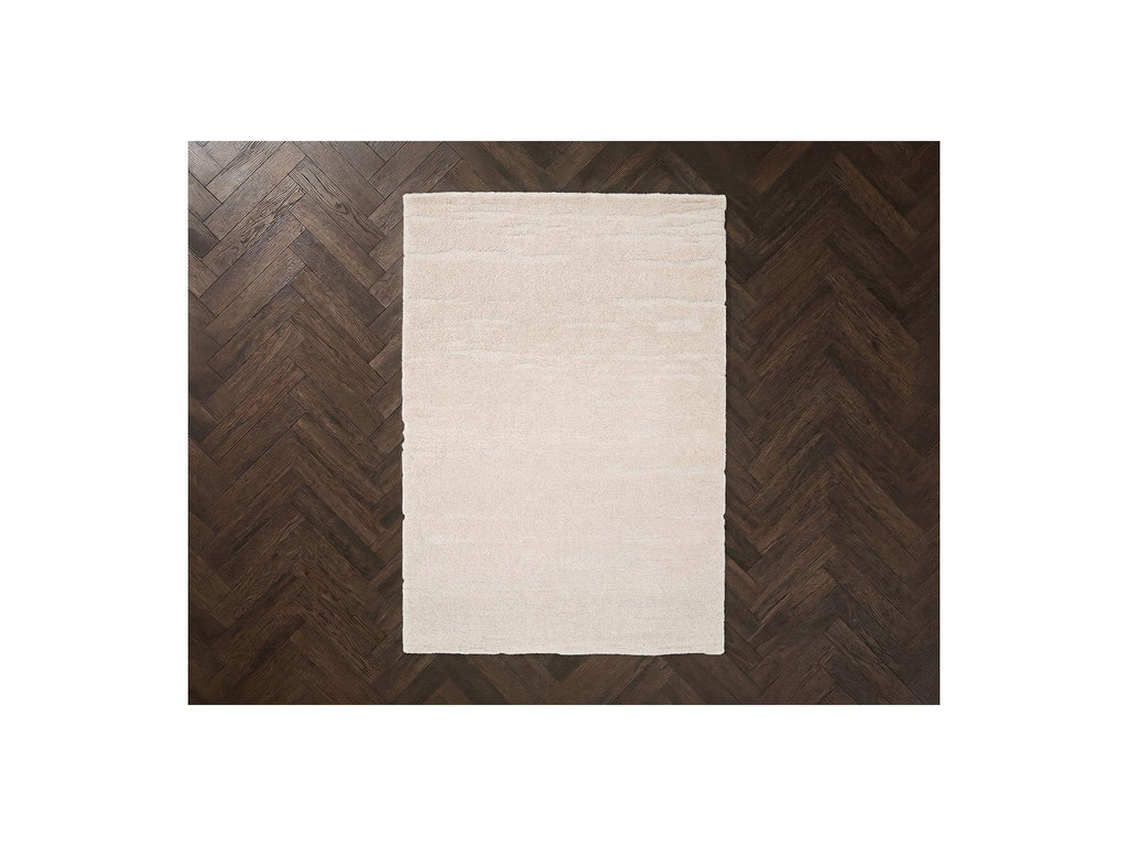 Telira - Long Pile Rug - Abstract Pattern - Beige