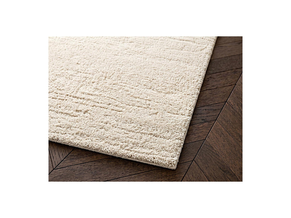 Telira - Long Pile Rug - Abstract Pattern - Beige