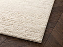 Telira - Tapis Poils Longs - Motif Abstrait - Beige