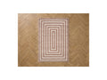 Lyzzo - Long Pile Rug - Graphic Pattern - Beige