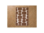 Chino - Long-Pile Rug - Abstract Pattern - Brown