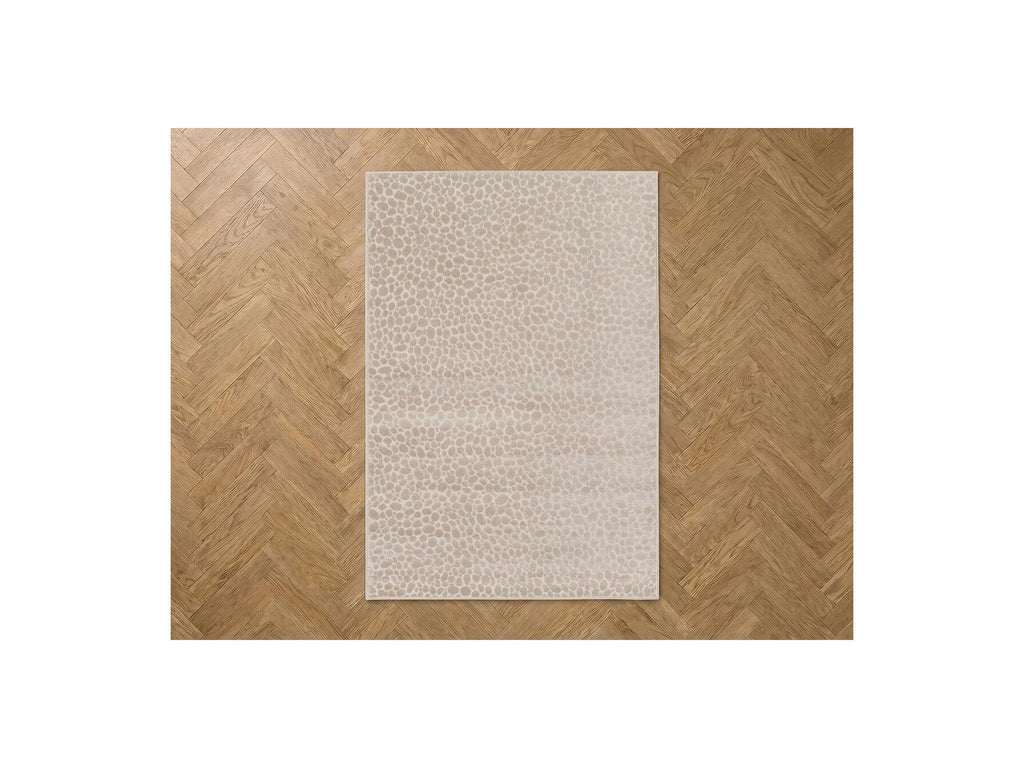 Giso - Low-Pile Rug - Abstract Pattern - Beige
