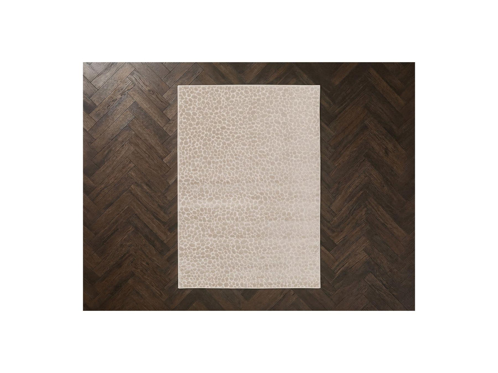 Giso - Low-Pile Rug - Abstract Pattern - Beige