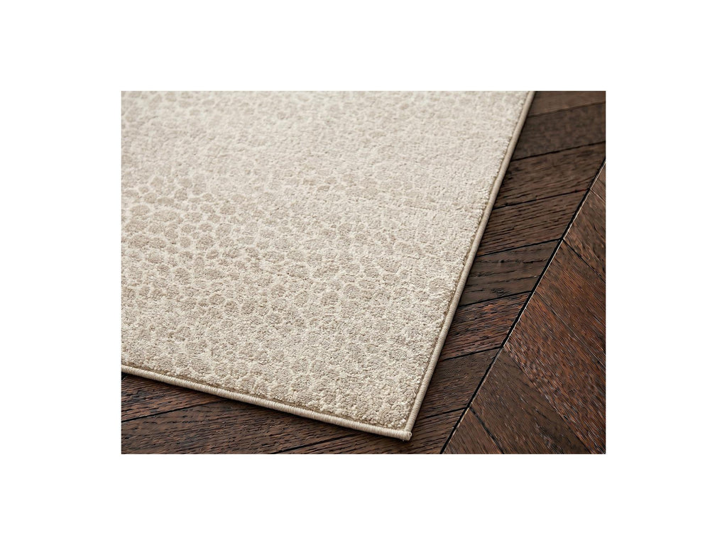 Giso - Low-Pile Rug - Abstract Pattern - Beige
