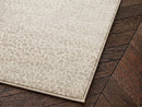 Giso - Tapis Poils Ras - Motif Abstrait - Beige