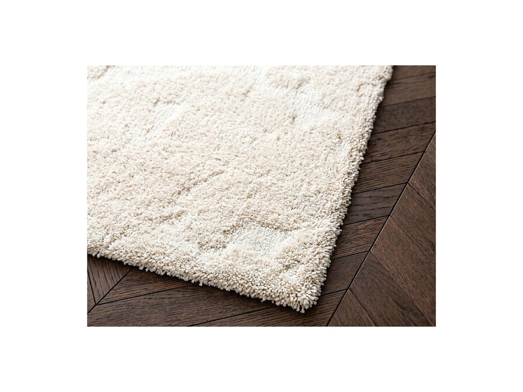 Embren - Embren Long Pile Rug Abstract Pattern - Beige