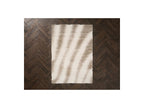 Tirasu - Long Pile Rug - Abstract Pattern - Beige