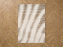 Tirasu - Tapis Poils Longs - Motif Abstrait - Beige