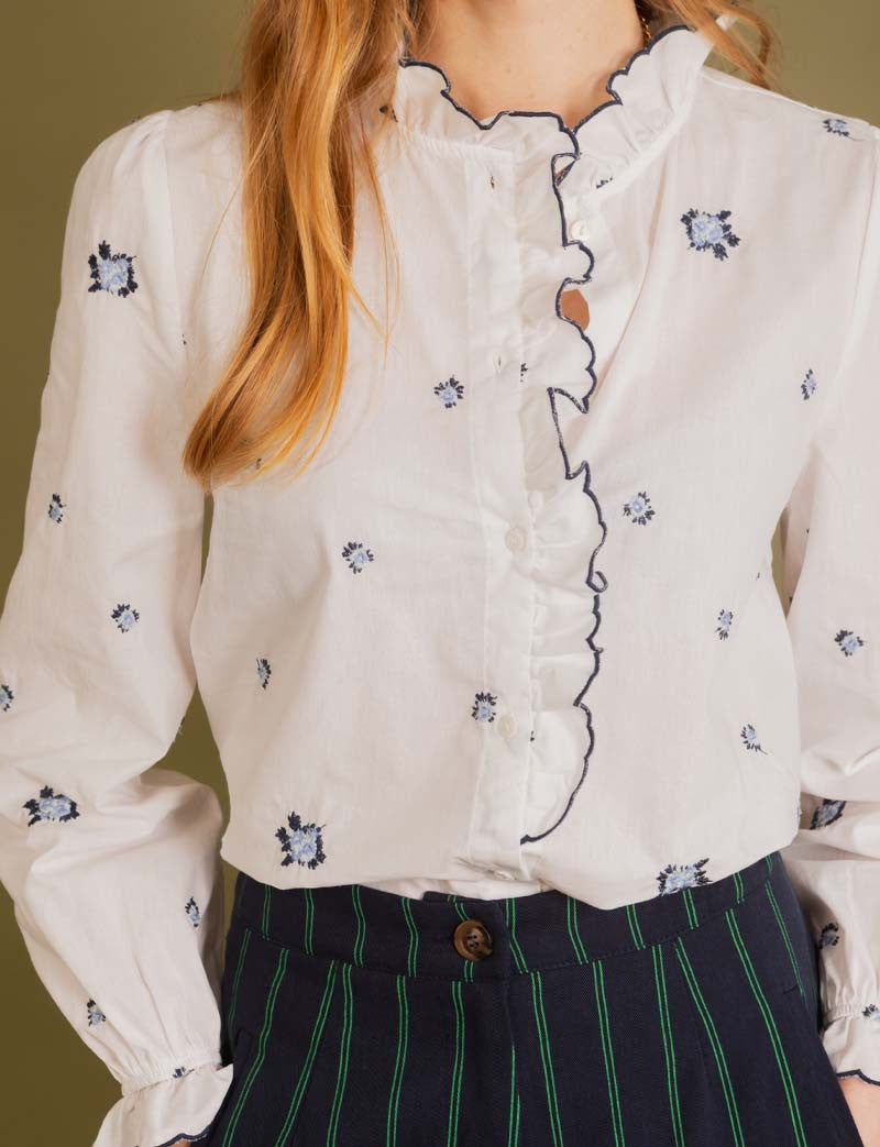 Camisa bordada Rivo