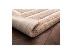 Lyzzo - Long Pile Rug - Graphic Pattern - Beige